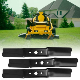 Budrash metal mower blades offer durable construction and steady performance.