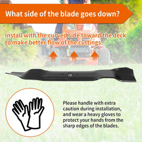 Budrash MTD RZT-42 blade supports durable cutting performance.