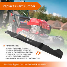 Budrash replacement blade with broad part-number coverage for common 21-inch decks