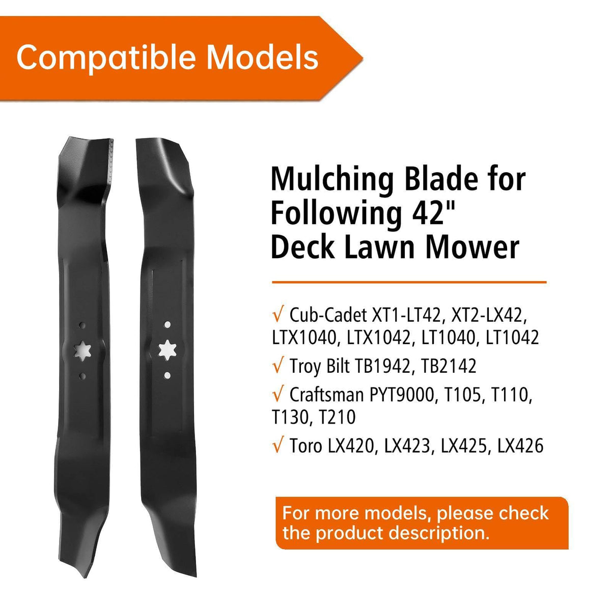 Budrash Troy-Bilt 42-inch blade enables mulching and side discharge.