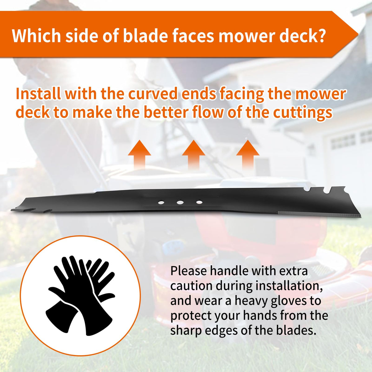 Two blades included in Budrash package ready for replacement