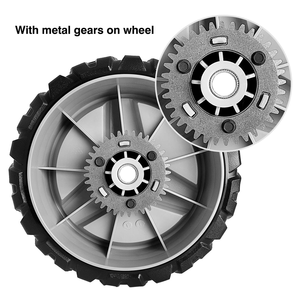 Budrash two-pack wheels are ready to install on compatible lawn tractors