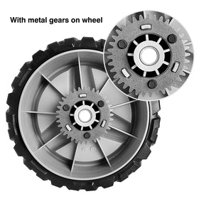Budrash two-pack wheels are ready to install on compatible lawn tractors