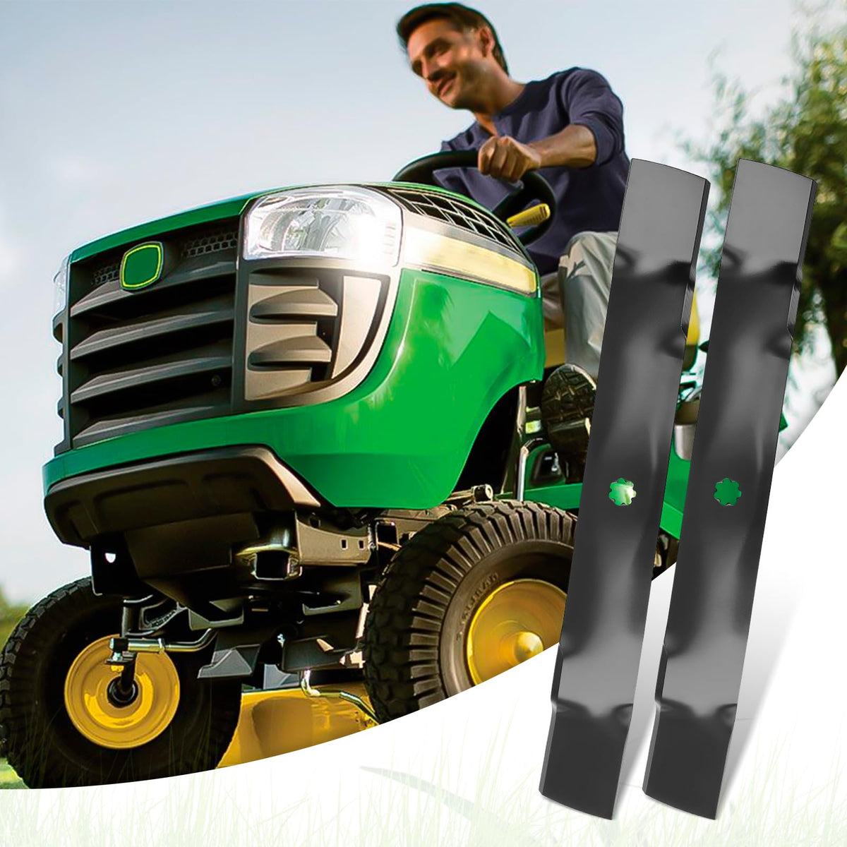 Budrash vertical airflow design enhances mulching and clippings dispersion