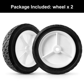 Budrash 7x1-1/2 tire profile, smooth roll on uneven terrain.