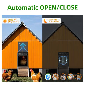 Budsom anti-pinch sensor protecting poultry during door operation