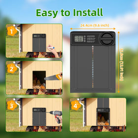 Budsom battery compartment with twist-open access and low-battery indicator