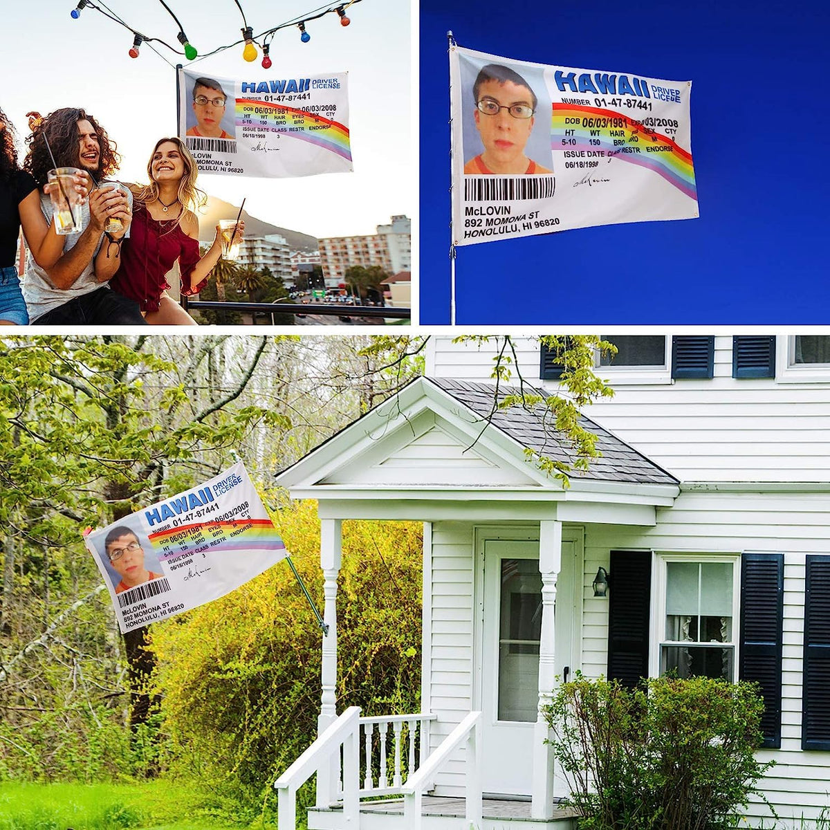Buduidry flag designed for frat parties garages and patio decor