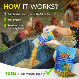 Herbs in a nesting box support calm nesting from Buff Clucks.