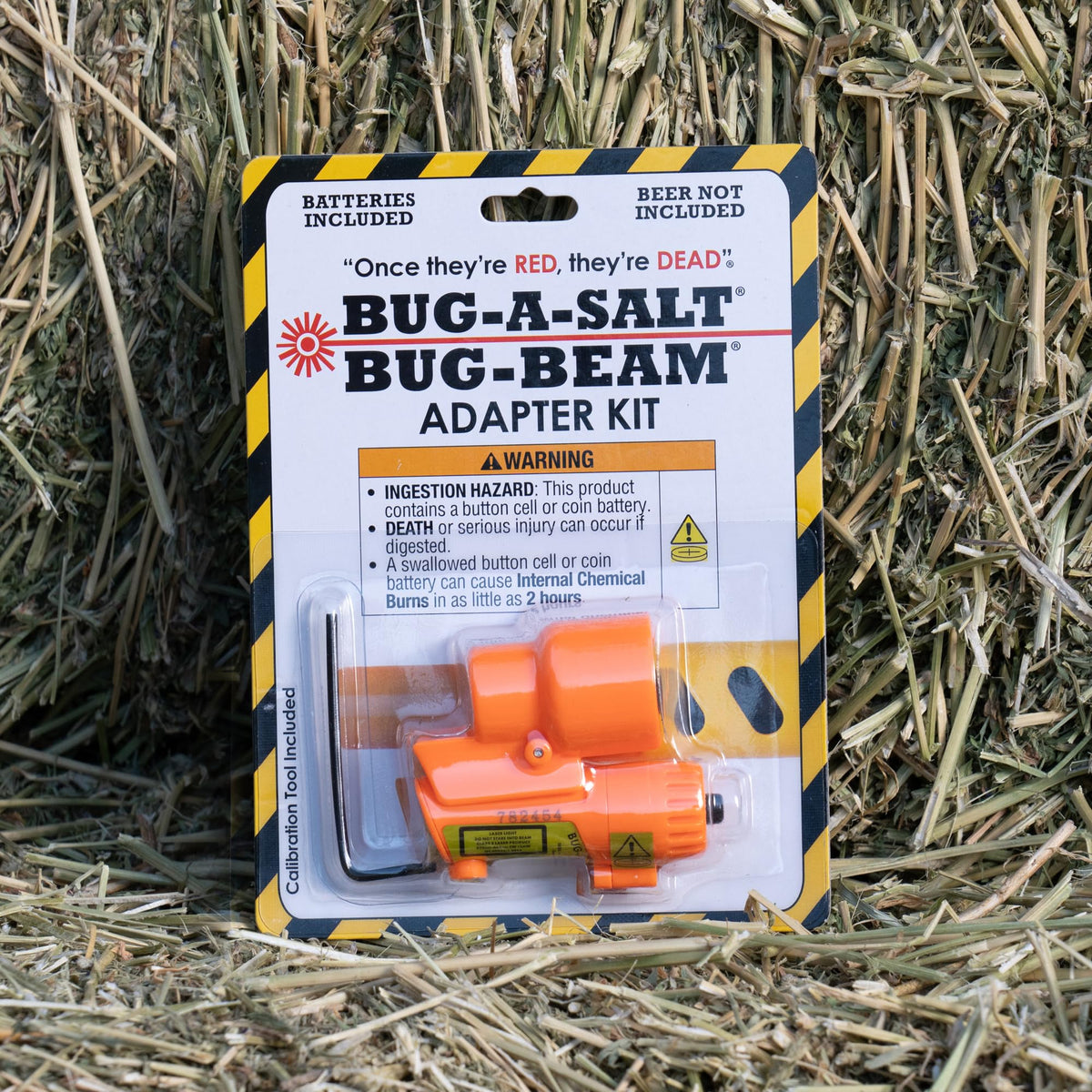 Package includes Bug-Beam and installation accessories.