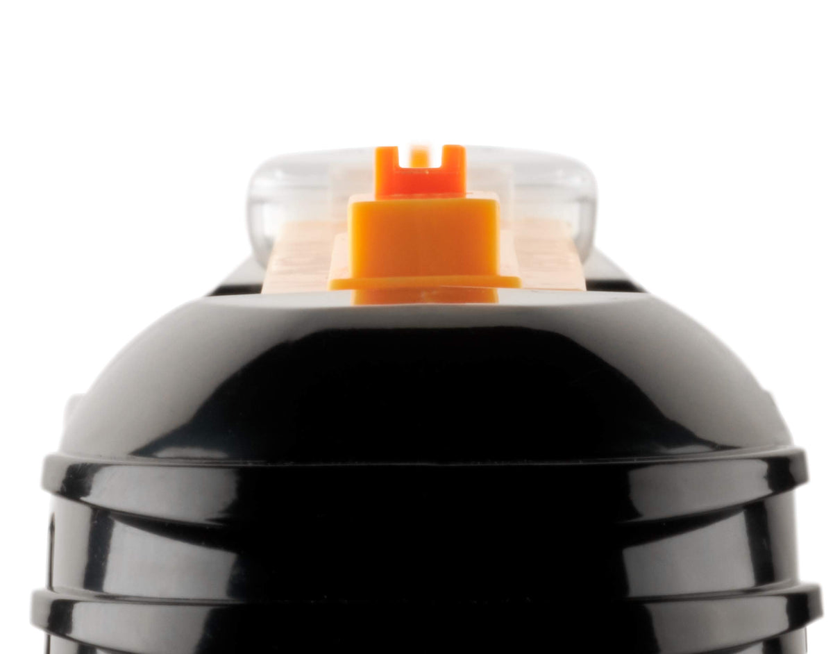 BUG-A-SALT Orange Crush 3.0 upgraded salt hopper supports easy reloading.