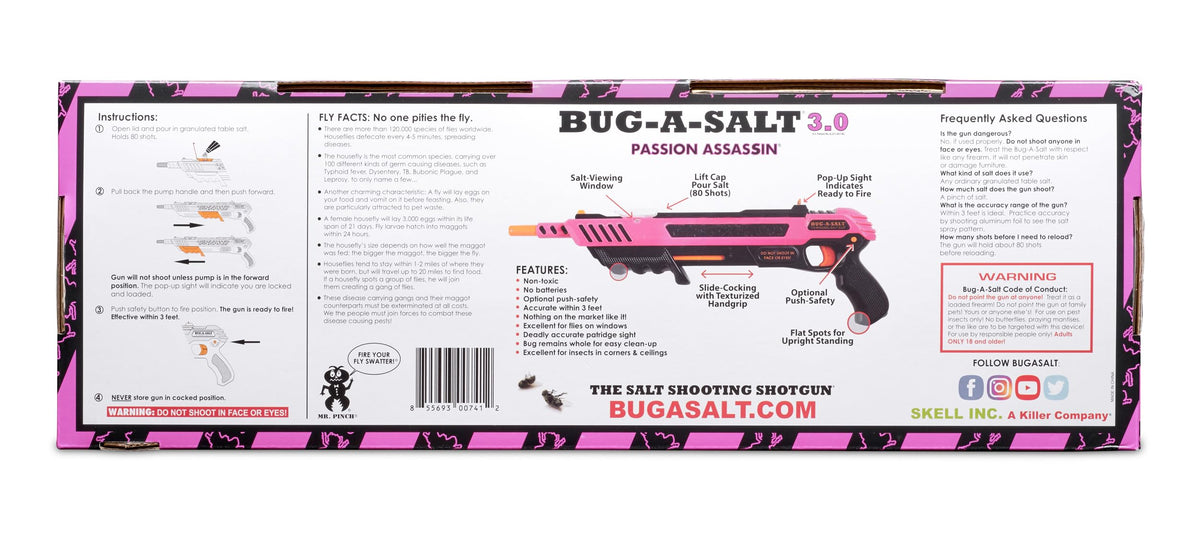 BUG-A-SALT Passion Assassin 3.0 close-range accuracy in action