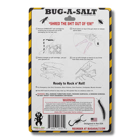 BUG-A-SALT Shred-ER cartridges with 120 rounds for extended pest sessions
