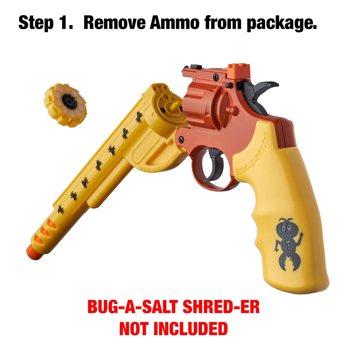 BUG-A-SALT Shred-ER in action targeting larger pests