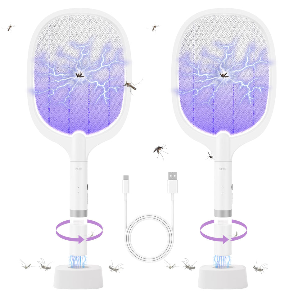 Bug Parking electric fly swatter racket 4000V for fast indoor insect control