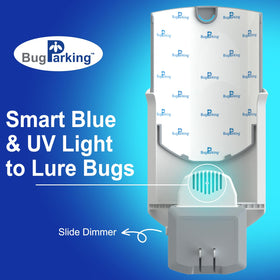 Bug Parking quiet operation keeps rooms undisturbed while trapping insects