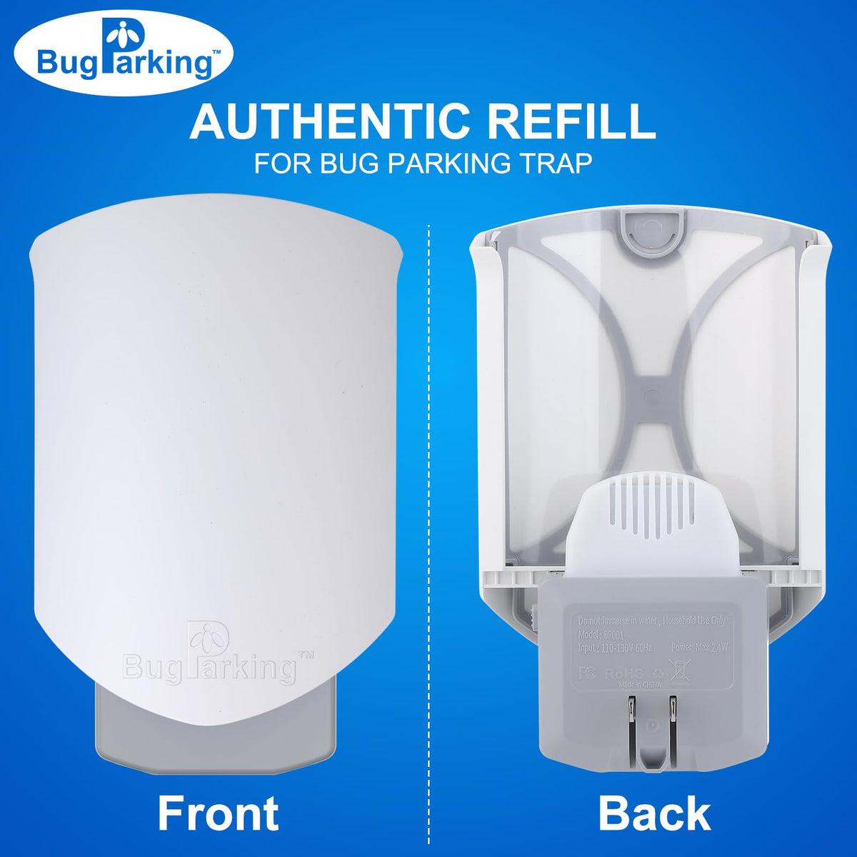 Step-by-step refill installation for the BP001 trap