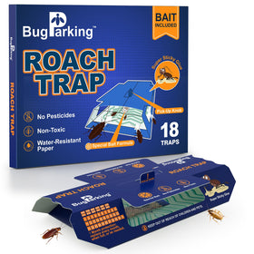 Bug Parking roach traps indoor pack keeps spaces clean and roach-free.