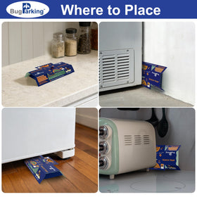 Bug Parking odor-free glue traps keep interiors calm