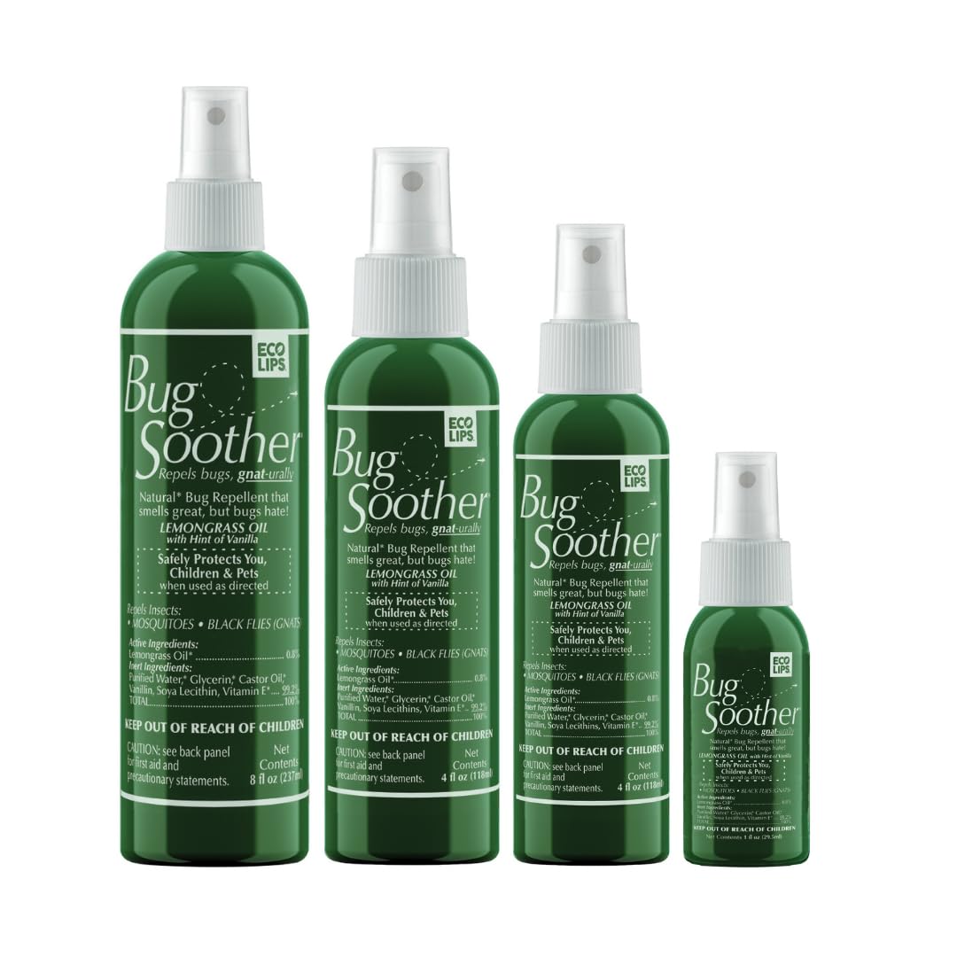 Bug Soother spray small family pack for outdoor protection against gnats.
