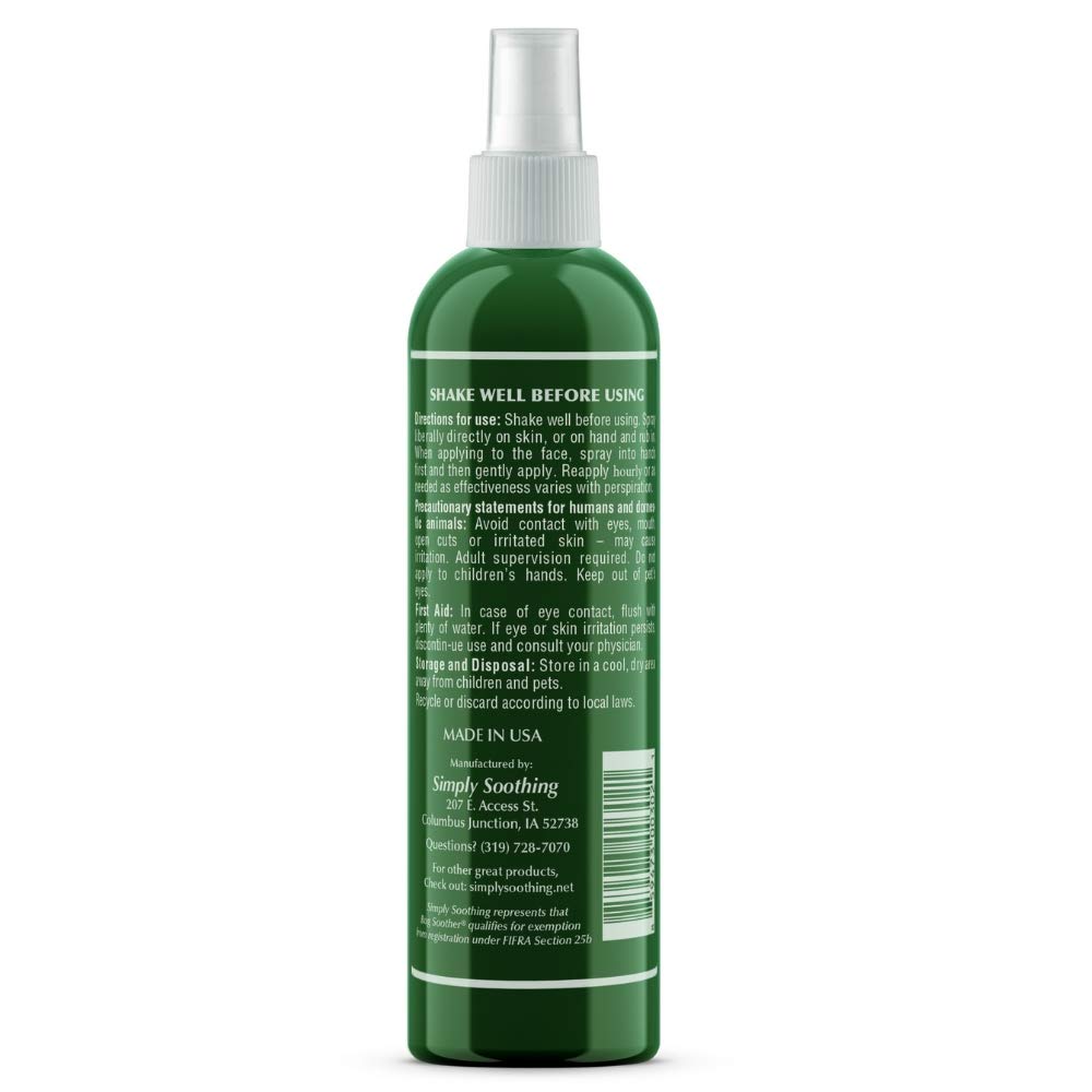 Bug Soother travel 1oz bottle included enables quick reapplication.