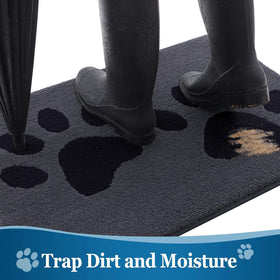 Buganda absorbent dirt mat traps mud and moisture at the entry.