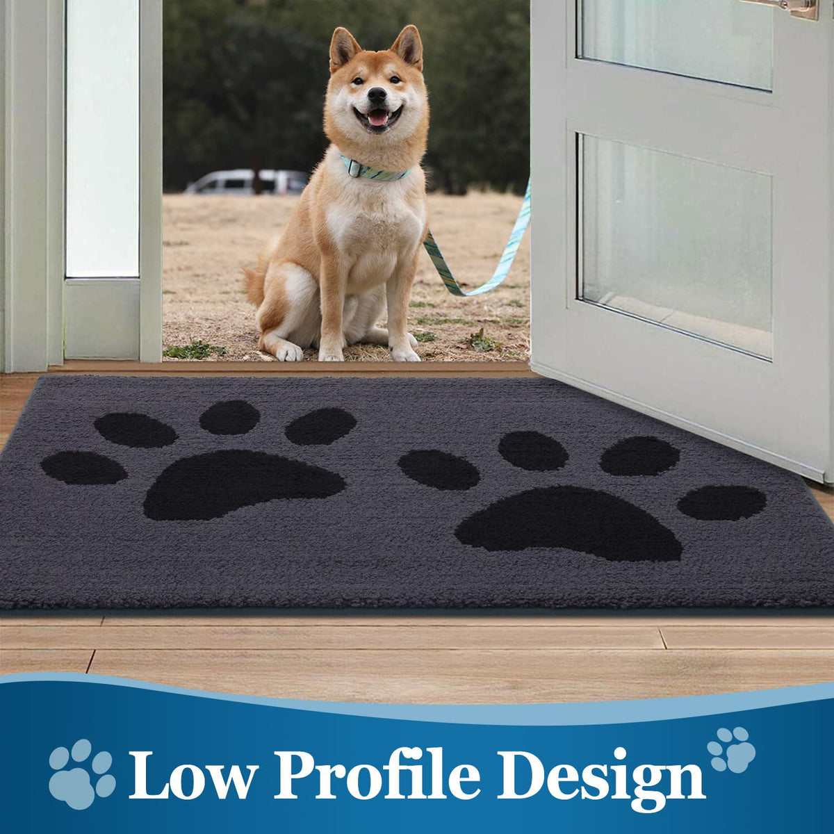 Buganda front entrance mat ideal for muddy paw days.