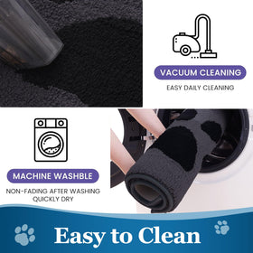 Buganda door mat captures dirt before it hits the floor.