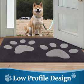 Buganda easy-clean washable doormat ready for quick reuse