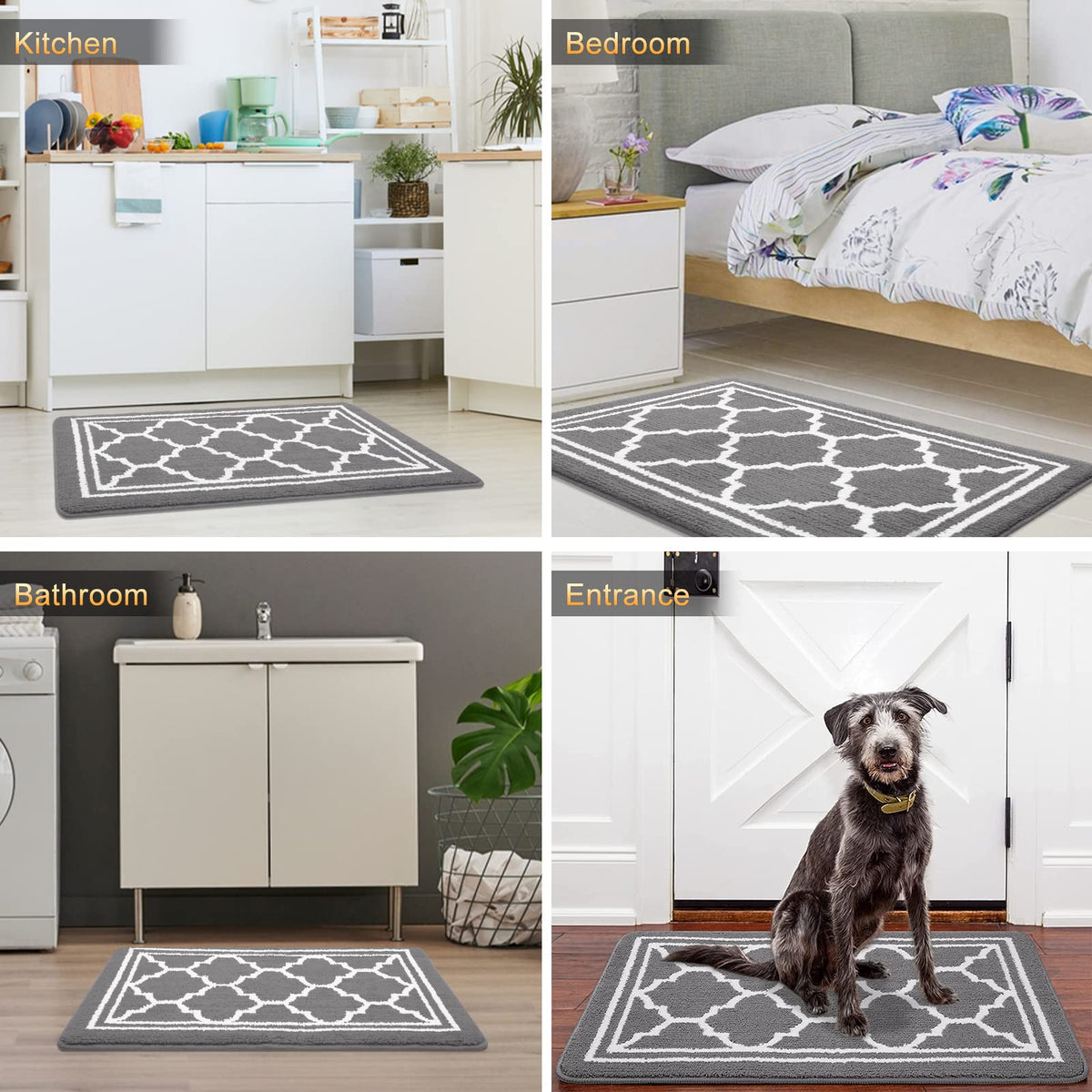 Buganda Moroccan-pattern design adds contemporary style to any entry.