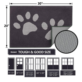 Buganda pet-friendly mat for indoor-outdoor use and other hotspots