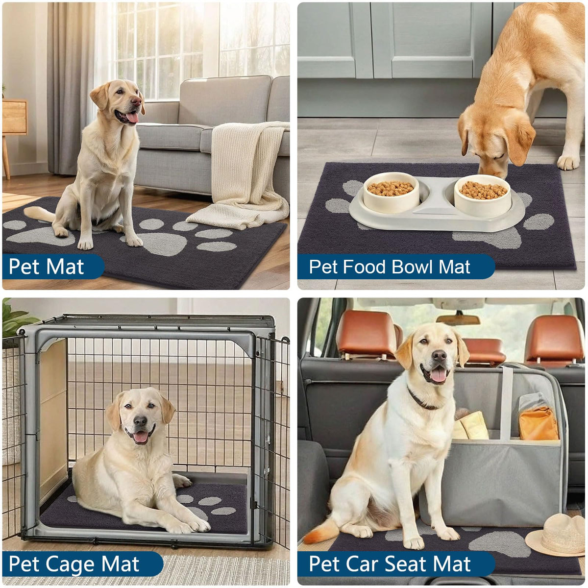 Buganda versatile entryway mat fits under bowls and near doors