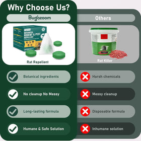 BUGAZOOM indoor-outdoor use image demonstrates versatile pest control for multiple spaces
