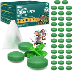 BUGAZOOM natural peppermint mothballs pack cover for easy indoor pest deterrence