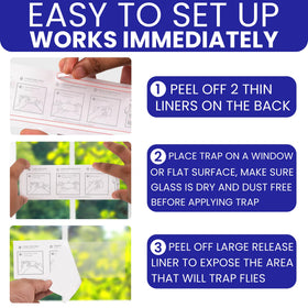 BugBane easy-setup fly sticks install in seconds and remove cleanly.