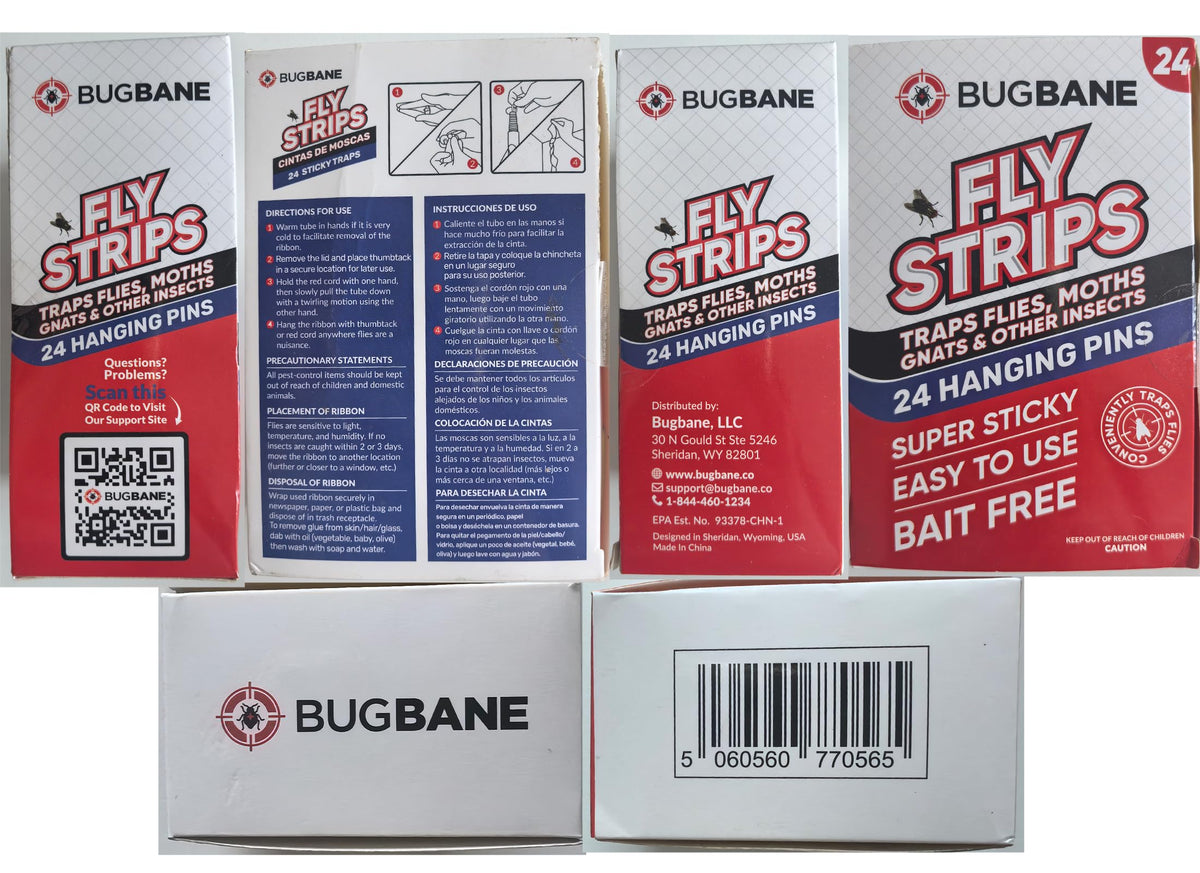 BugBane easy setup with included pins makes hanging a breeze.