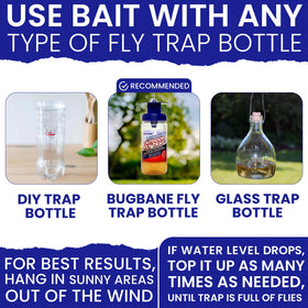 Easy BugBane setup in seconds with water and hanging the trap.