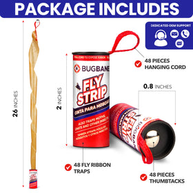 BugBane long-lasting fly strips keep spaces cleaner for months