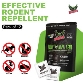 BugBarrier car-engine under hood pouch deterrent for rodent prevention.