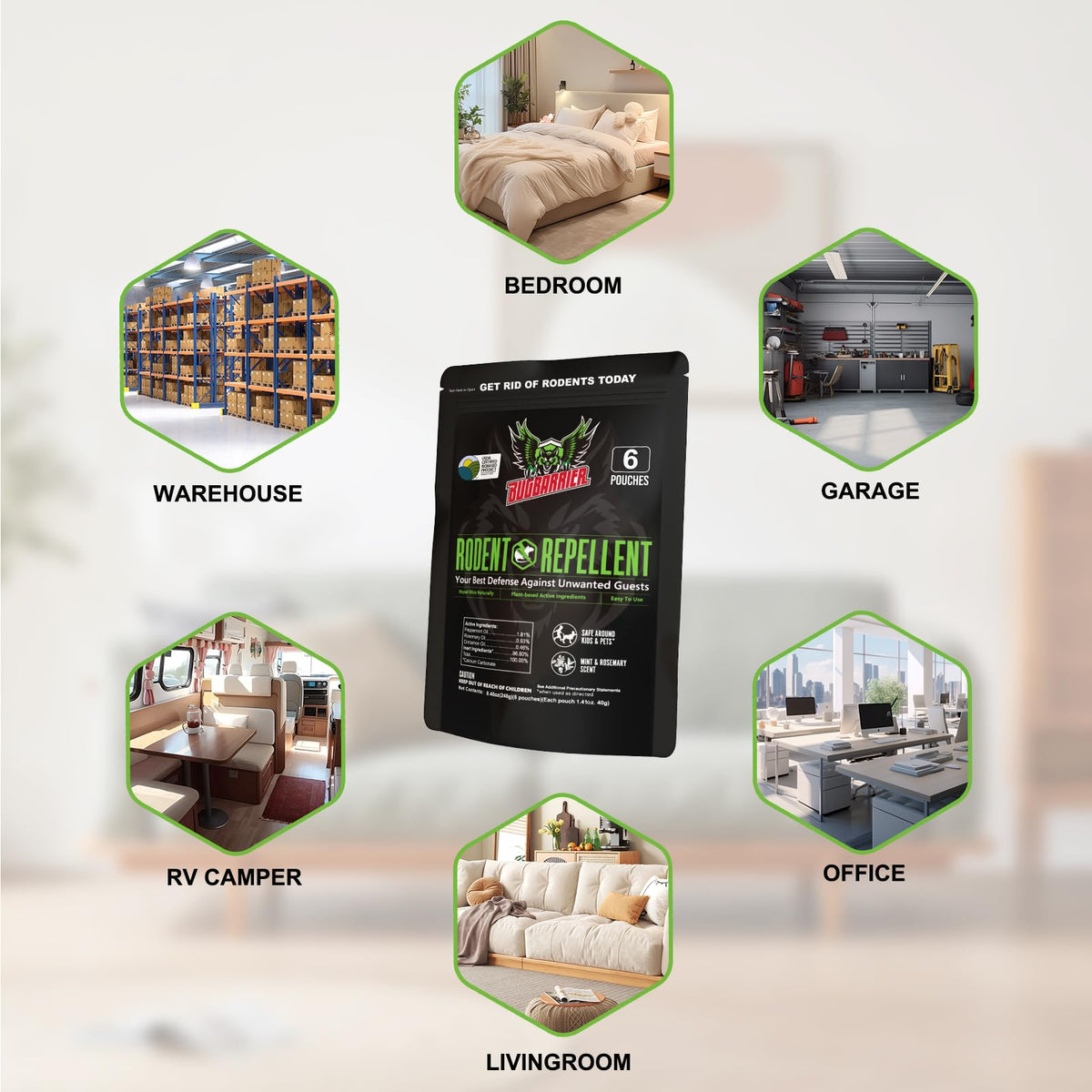 BugBarrier natural ingredients are safe for families and pets when used as directed