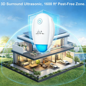Bugbeat coverage up to 1600 sq ft ensures broad pest reach.