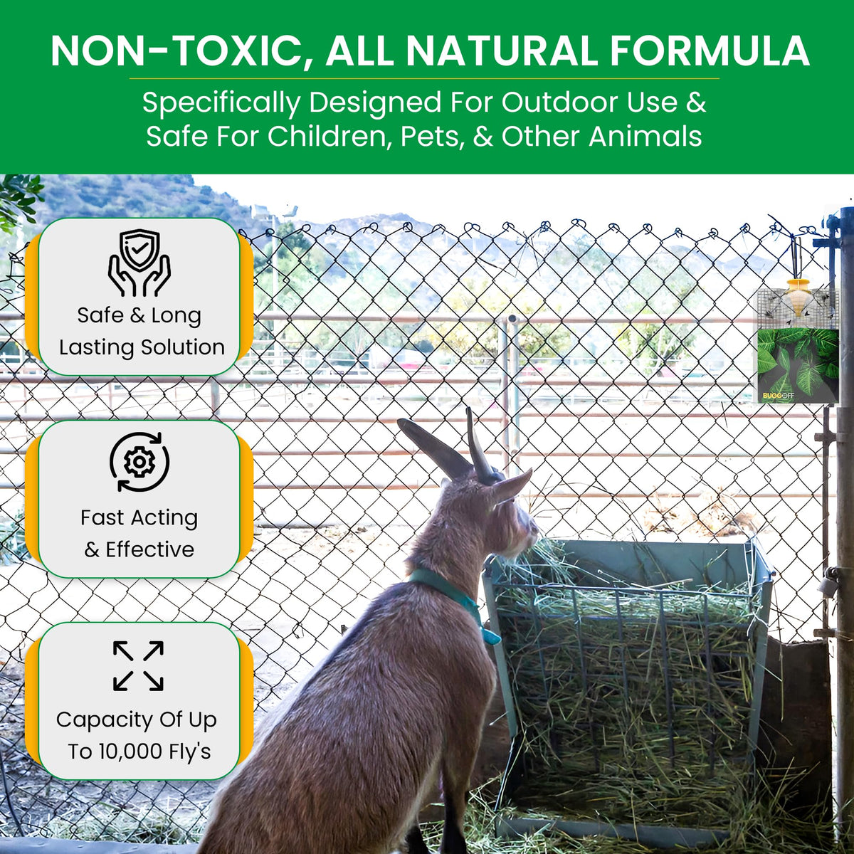 Buggoff degradable bags are environmentally friendly