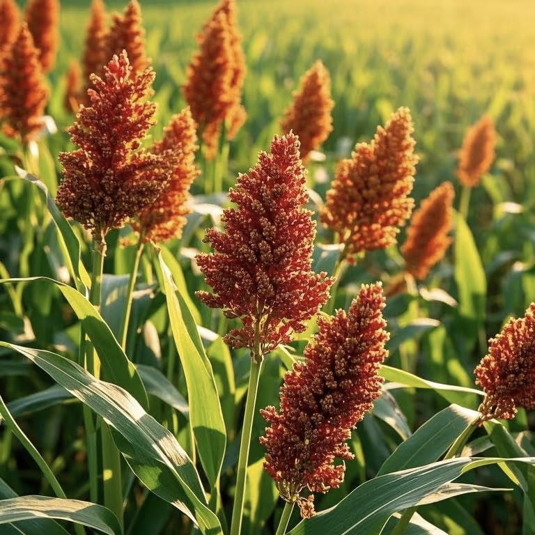 BuggyBeds sweet sorghum seeds 300pcs ready for home gardens and high yields.