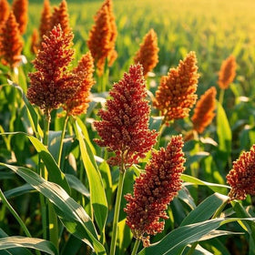 BuggyBeds sweet sorghum seeds 300pcs ready for home gardens and high yields.