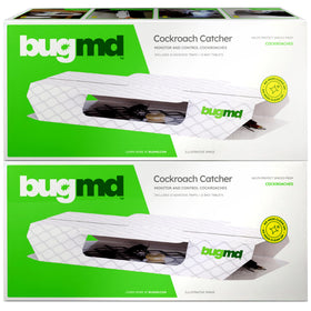 BugMD Cockroach Catcher 2 Pack with 24 traps for quick, mess-free indoor pest control.