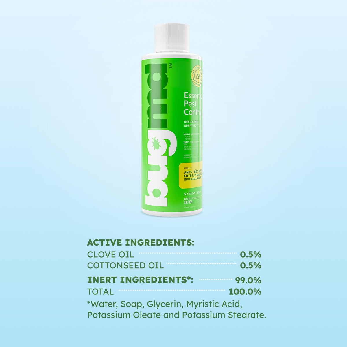 BugMD multi-species defense against common household insects.