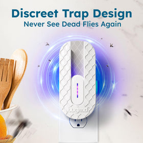 BugMD No Buzz Zone UV light lure attracts gnats and mosquitoes for indoor control.