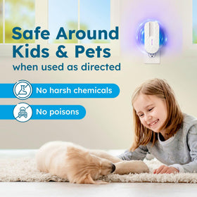 BugMD whole-home coverage supports pest control across rooms.