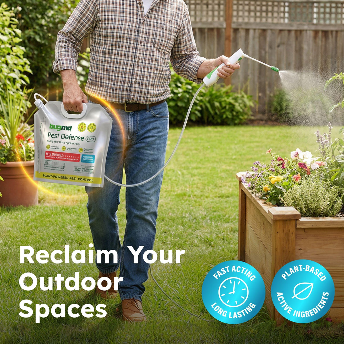 BugMD outdoor-perimeter-defense-patio-setup creates a barrier around your living space.