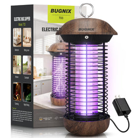 BUGNIX bug zapper with 365-395nm LED attracts insects for quick control